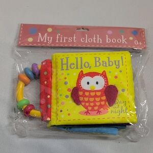 Colorful Owl Baby Cloth Book